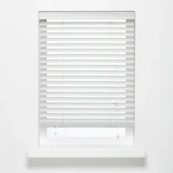 Kwantum Bamboe Jaloezie Jax Wit 80x175 Cm