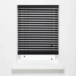 Kwantum Bamboe Jaloezie Jax Zwart 80x175 Cm