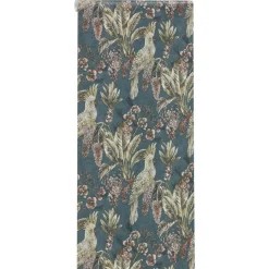 Kwantum Behang Frank Blauw