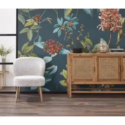 Kwantum Behang Isa Blauw