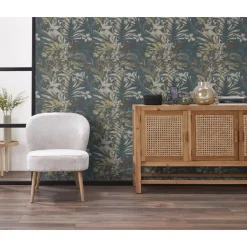 Kwantum Behang Maartje Blauw