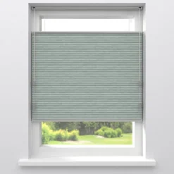 Kwantum Fenstr Dubbel Plissé Gwen Licht Grijs Verduisterend