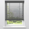Kwantum Fenstr Houten Jaloezie Wouter Midden Grijs 50mm