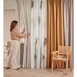 Kwantum Gordijn Aaron Naturel