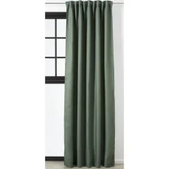 Kwantum Kant En Klaar Gordijn Ziva Donkergroen