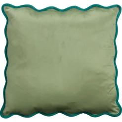 Kwantum Kussen Scallop Groen - 45x45 Cm