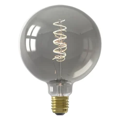 Kwantum LED Lamp 125 Mm E27 4W Titanium Dimbaar