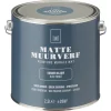 Kwantum Muurverf Mat Donker Blauw 2.5 L