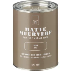 Kwantum Muurverf Mat Khaki 1 L