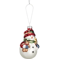 Kwantum Ornament Sneeuwpop Multicolor