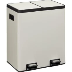 Kwantum Pedaalemmer Duo 40 Liter Grijs