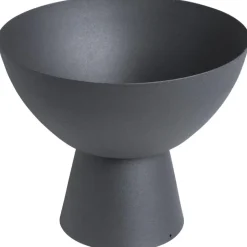 Kwantum Schaal Op Voet Esthetic Metaal Zwart ø 20 Cm