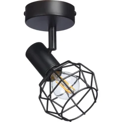 Kwantum Spot Deva Zwart - 1-lichts
