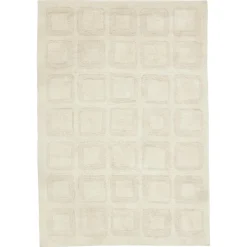 Kwantum Vloerkleed Lewis Wit