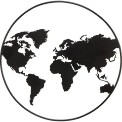 Kwantum Wanddecoratie El Mundo Zwart